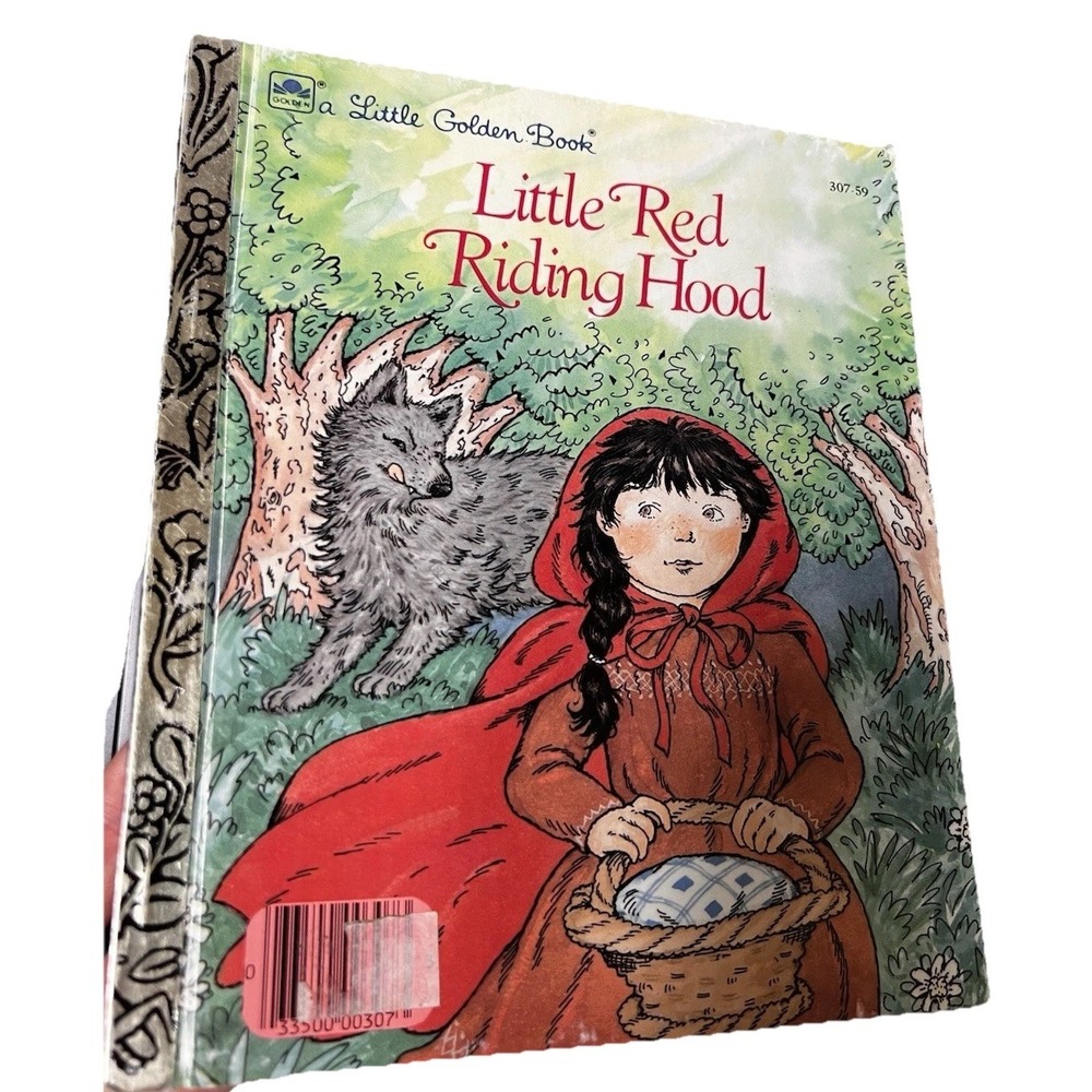 Vintage 1985 Little Golden Book Little Red Riding Hood Marsha Winborn‎ Hardcover